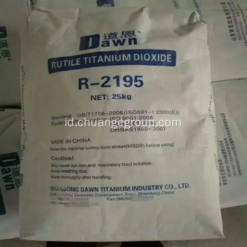 Pigmen putih TIO2 Rutile R-5393 R-5195 R3395 Harga